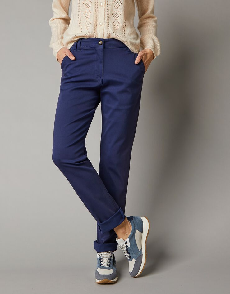 Pantalon chino stretch (marine) Pantalon chino stretch (marine)
