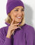 Bonnet en maille unie (violet)