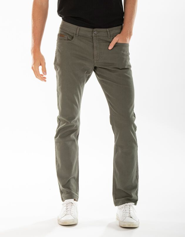 Jean droit RL70 Fibreflex® couleur (kaki)