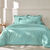 Linge de lit uni flanelle (lagon)