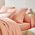 Linge de lit satin uni (rose blush)