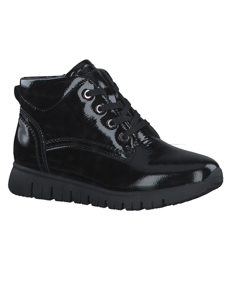 Bottines dessus cuir vernis - largeur confort (noir) Bottines dessus cuir vernis - largeur confort (noir)