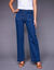Jean coupe large taille haute, petite stature (stone)