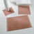 Tapis de bain &eacute;ponge liteau chevron (ch&acirc;taigne)