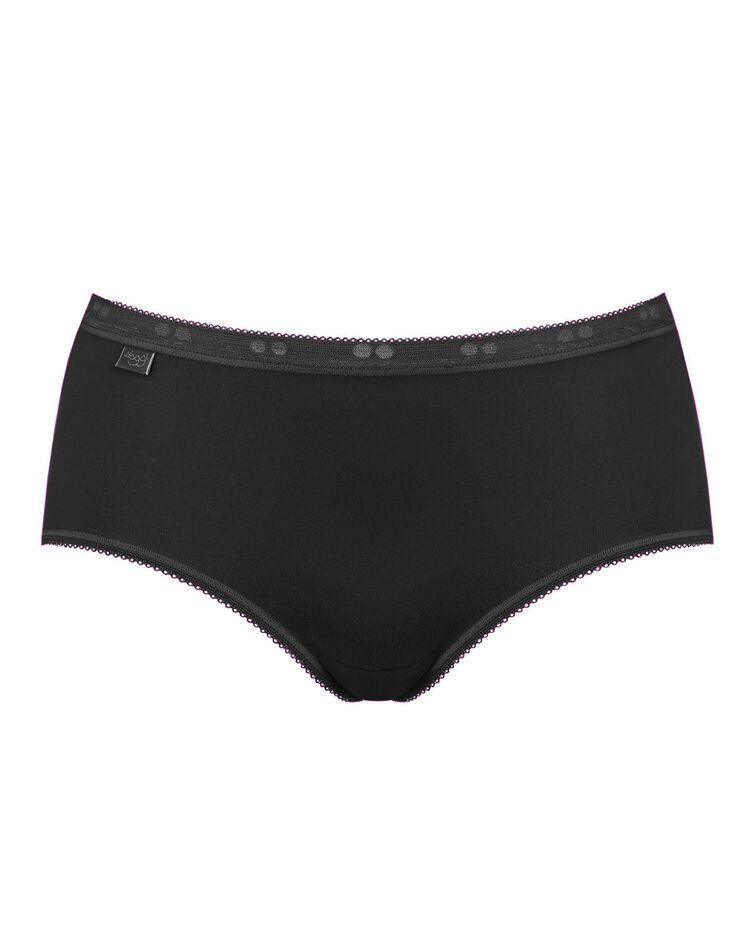 Culotte midi Basic - lot de 3 (noir)