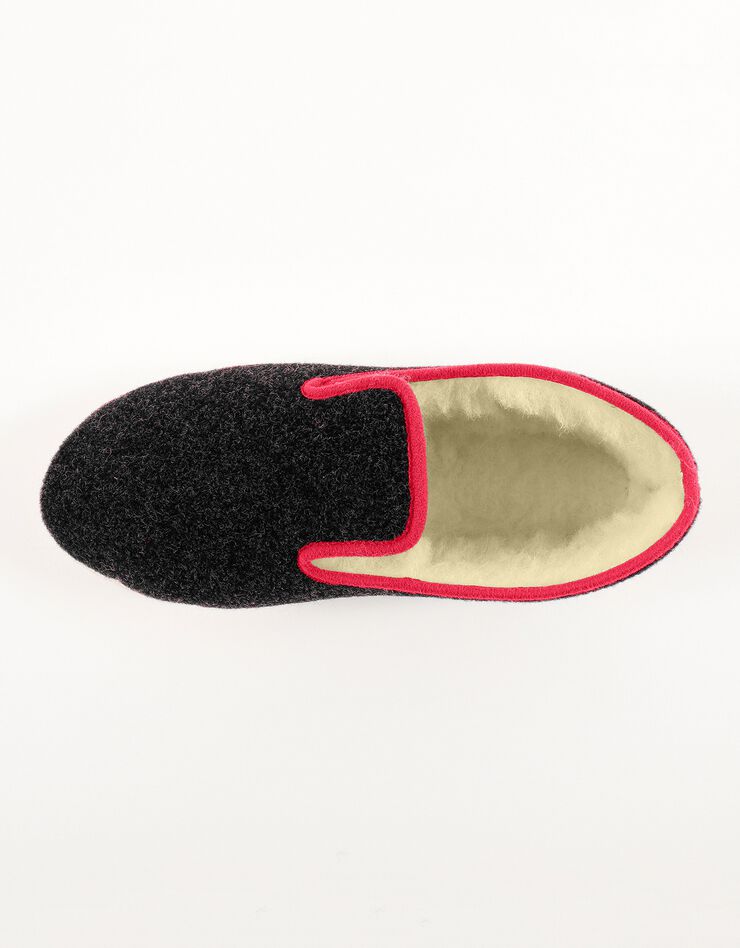 Charentaises homme silencieuses fourrées laine (gris) Charentaises homme silencieuses fourrées laine (gris)