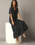 Jupe longue, broderie anglaise (noir)