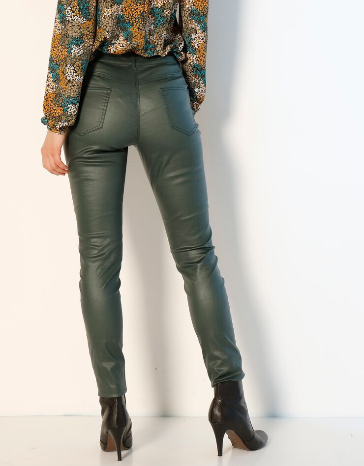 Pantalon enduit fuselé (vert grisé) Pantalon enduit fuselé (vert grisé)