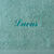 Collection serviettes de bain personnalisables confort moelleux (vert d'eau)