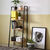 Etagère pliable STOCKIES style industriel - 4 niveaux (naturel)