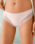 Culotte forme midi coton uni stretch et dentelle - lot de 3 (noir + nude + blanc)