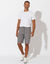Bermuda cargo gabardine élastiqué (gris)