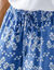 Short fluide imprimé (bleu jean)