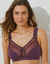 Soutien-gorge grand maintien coton  - sans armatures (violet)
