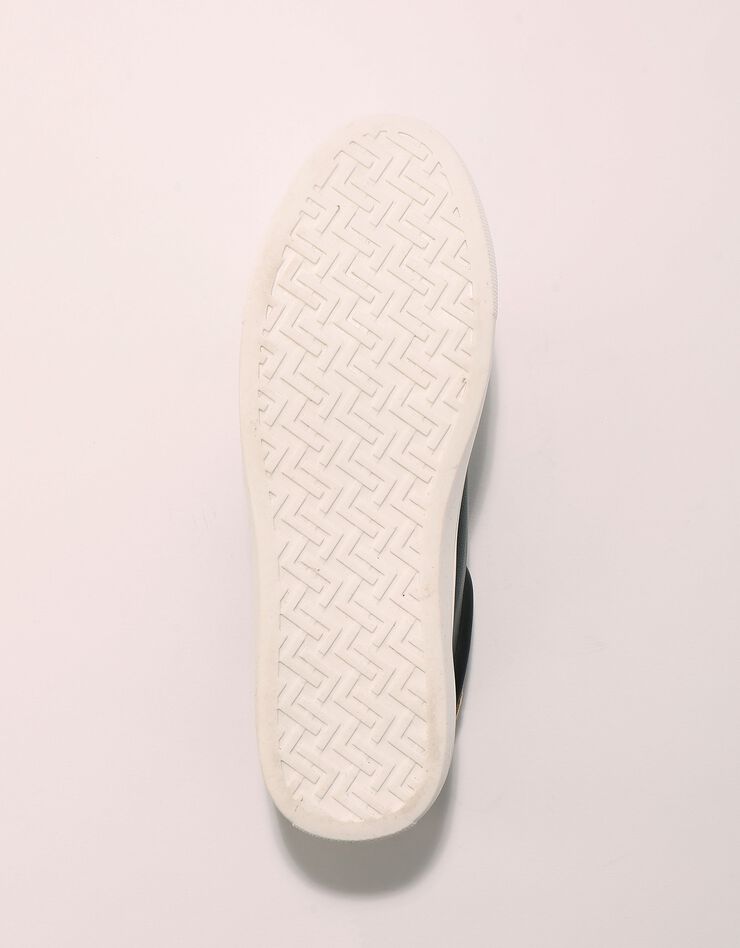 Tennis à lacets avec détail éclair doré - effet pailleté (noir)