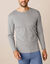 T-shirt sous-v&ecirc;tement homme col rond manches longues chaleur intense - lot de 2 (gris chin&eacute;)