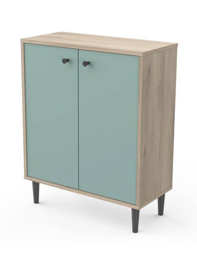 Buffet HAMFIELD 2 portes – 2 coloris (vert de gris)