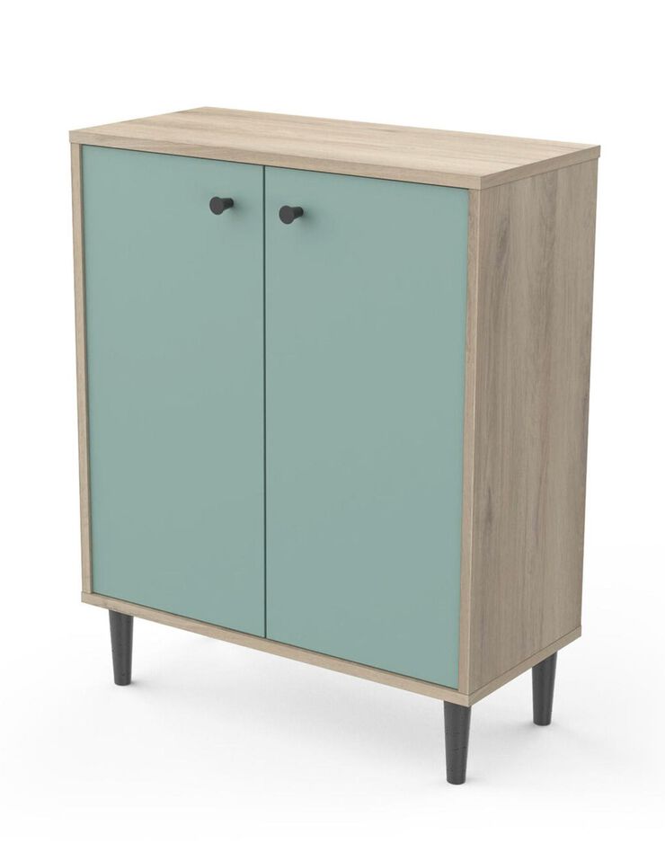 Buffet HAMFIELD 2 portes – 2 coloris (vert de gris)