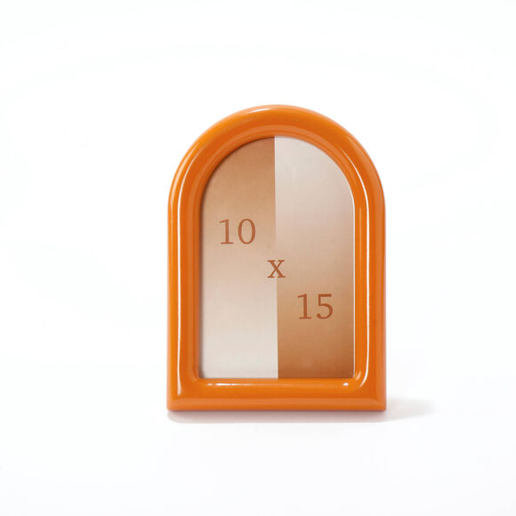 Cadre photo forme arche (orange)
