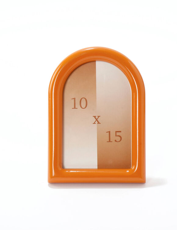 Cadre photo forme arche (orange)
