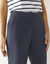 Pantalon 7/8ème coupe cigarette, uni (marine)