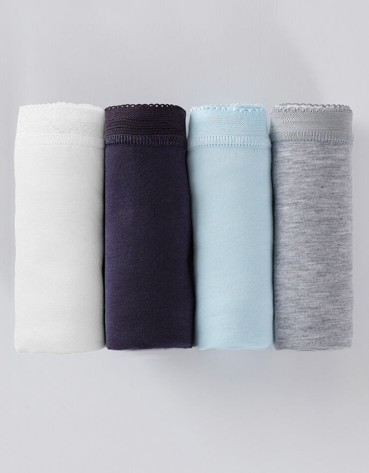 Culotte maxi Basic+, lot de 3 achetées +1 GRATUITE (1) (bleu marine chiné) Culotte maxi Basic+, lot de 3 achetées +1 GRATUITE (1) (bleu marine chiné)