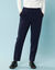 Pantalon cigarette uni, Sp&eacute;cial Petites (marine)