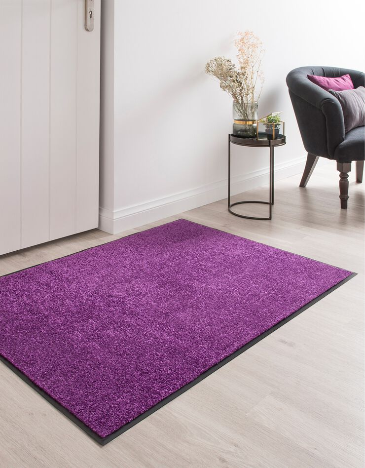 Tapis uni anti-poussière luxe (violet) Tapis uni anti-poussière luxe (violet)
