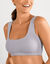 Brassi&egrave;re confort coton stretch doubl&eacute; sans armatures - lot de 2 (gris + rose)
