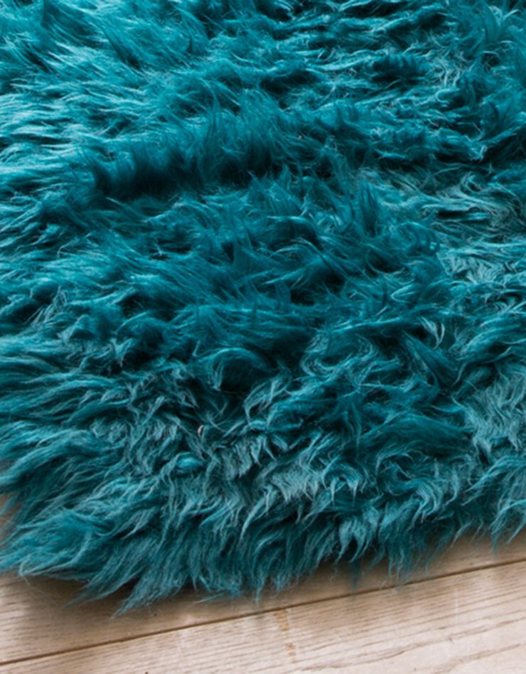 Tapis poils longs (émeraude)