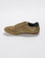 Derbies cuir à lacets détails perforés (taupe)