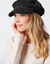 Casquette velours réglable (noir)