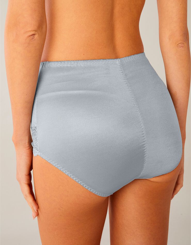 Gainette maille satinée et dentelle Salford - lot de 2 (anthracite + gris) Gainette maille satinée et dentelle Salford - lot de 2 (anthracite + gris)