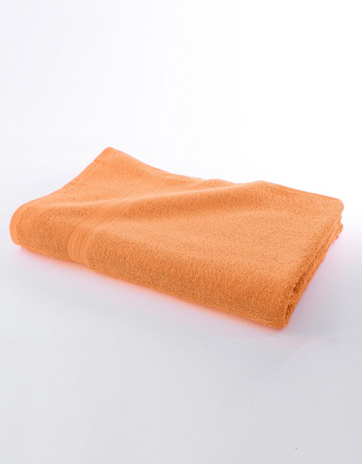 Eponge unie 420 g/m2 confort moelleux (abricot)