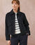 Veste courte en drap de laine (marine)