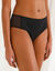 Slip pour fuites urinaires en coton biologique (**) lavable - flux abondant (noir)