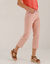 Pantacourt droit uni  (rose poudr&eacute;)
