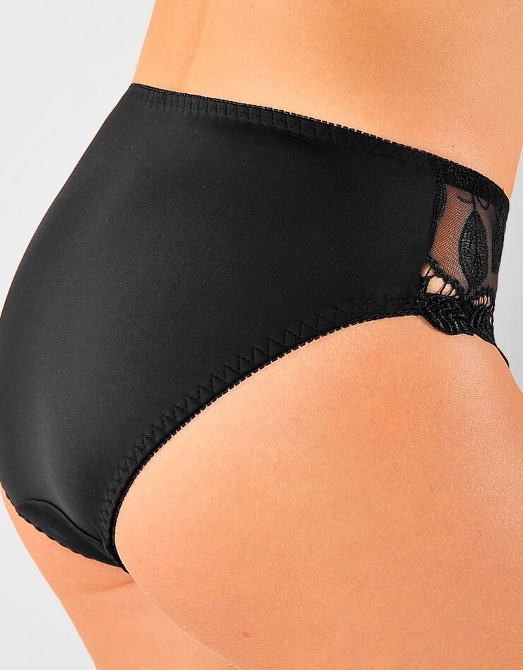 Culotte microfibre et guipure Rima - lot de 2 (noir) Culotte microfibre et guipure Rima - lot de 2 (noir)