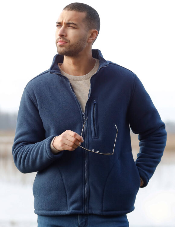 Blouson polaire spécial grand froid (marine)