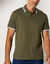 Polo uni maille piqu&eacute;e manches courtes (tilleul)