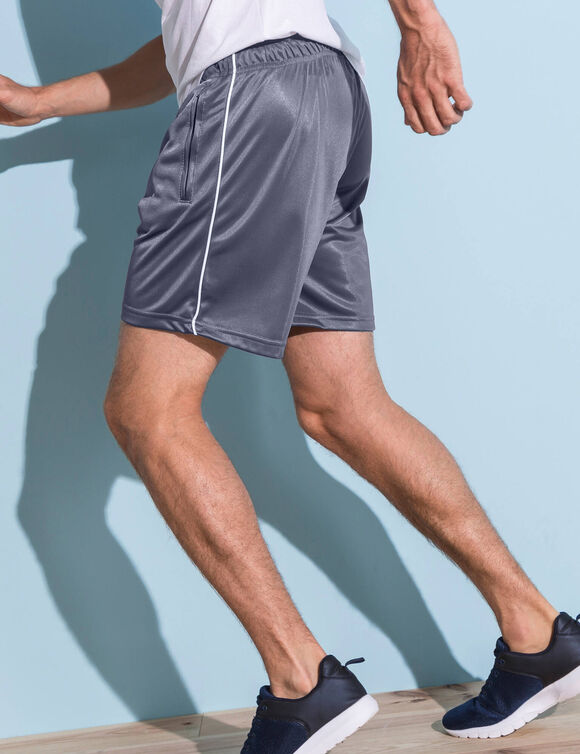 Short sport &eacute;lastiqu&eacute; (gris)