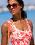 Maillot de bain 1 pièce Linao (grenadine / écru)
