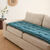 Long coussin de canap&eacute; broderie fantaisie (bleu)
