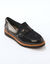 Mocassins bi-matière (marine)