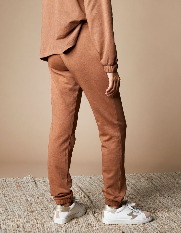 Joggpant molleton léger bas resserrés (caramel) Joggpant molleton léger bas resserrés (caramel)