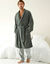 Robe de chambre toucher peluche (anthracite)