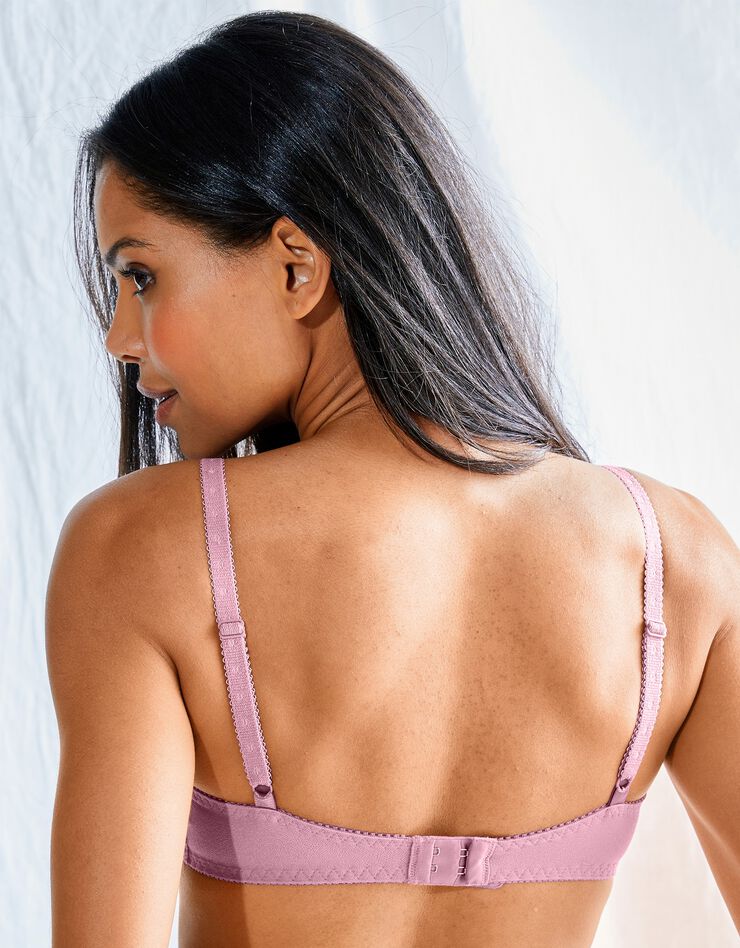 Soutien-gorge emboîtant dentelle "Amourette"- avec armatures (rose) Soutien-gorge emboîtant dentelle "Amourette"- avec armatures (rose)