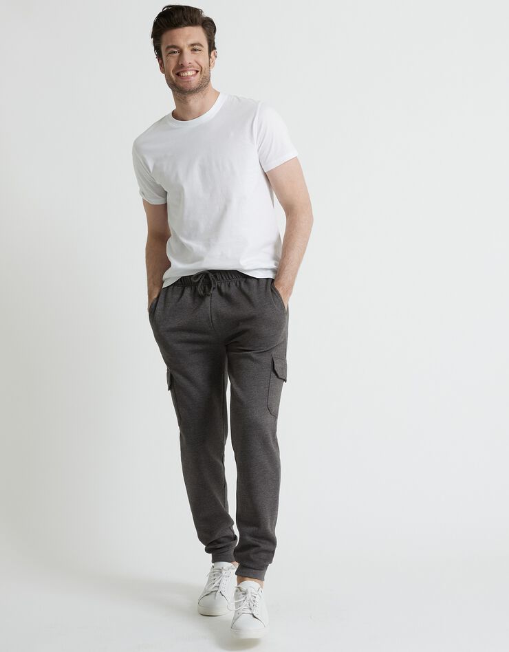 Pantalon molleton cargo (anthracite) Pantalon molleton cargo (anthracite)