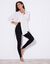 Legging fuseau chaleur avec élastique (noir)