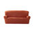 Housse unie fauteuil canapé bi-extensible  (terracotta)
